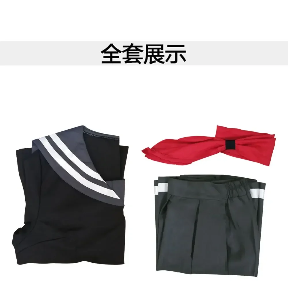 Danganronpa2 Peko Pekoyama Cosplay Anime Costume High School Killing Game Female Student Outfit with Character Accuracy