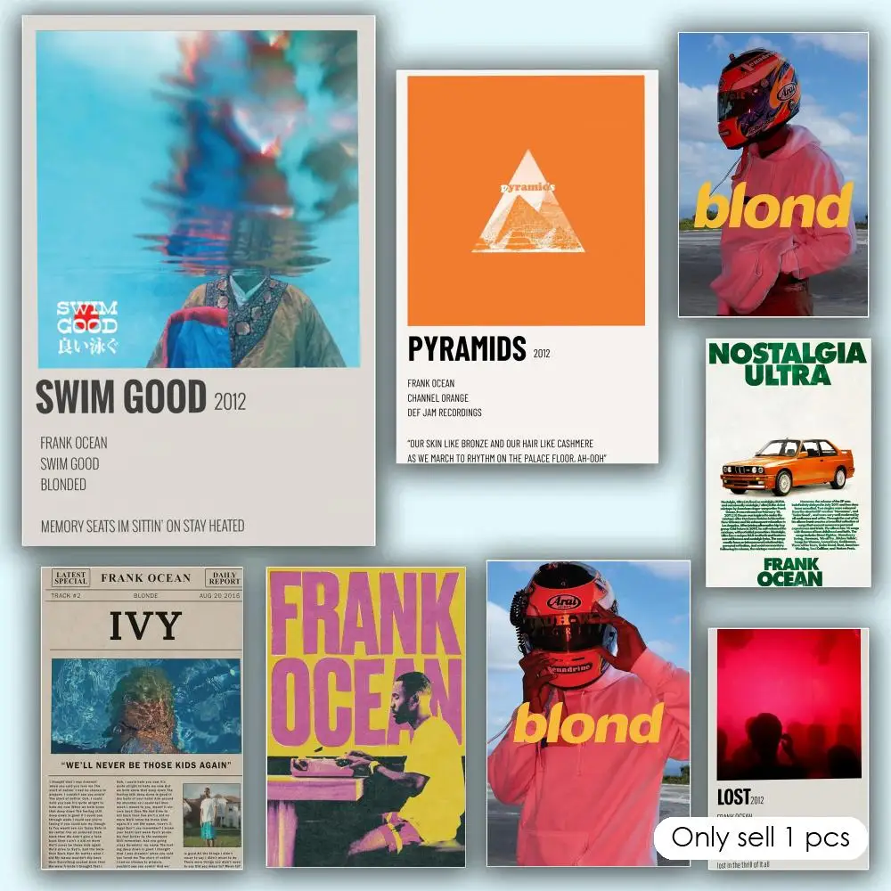 Frank O-Ocean Secure Hold Student Room Display Polished Creative Contemporary Interior Accent Poster
