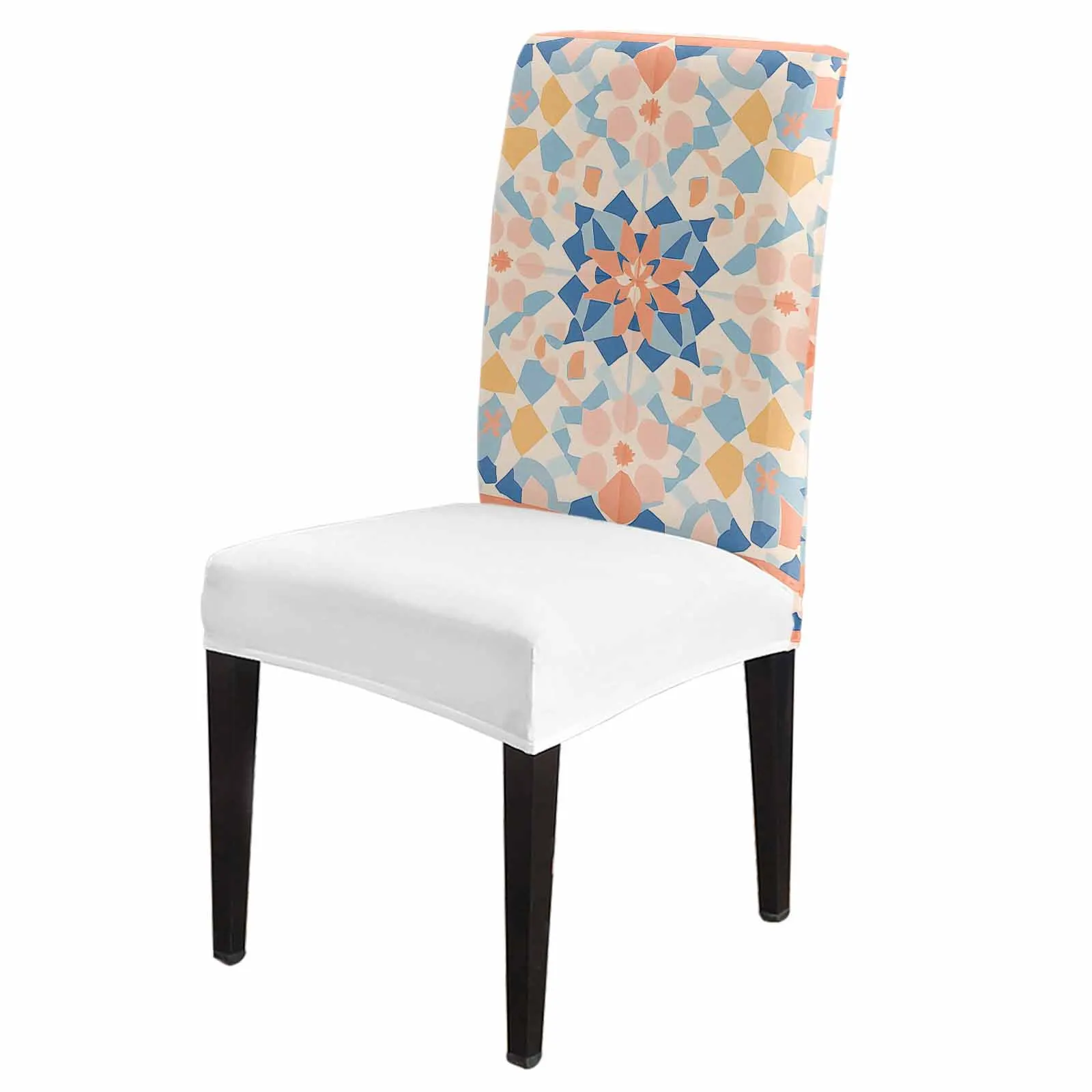 

Ретро оранжевый чехол на стул в национальном стиле для столовой, кухни, скатерти, домашний декор