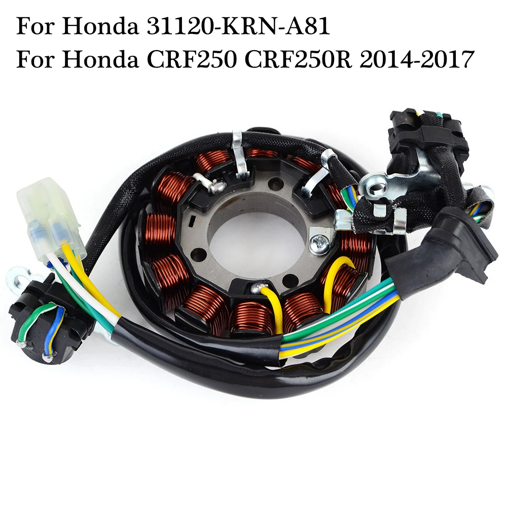 

CRF 250 R 250R Motorcycle Magneto Generator Stator Coil For Honda CRF250 CRF250R 2014 2015 2016 2017 31120-KRN-A81