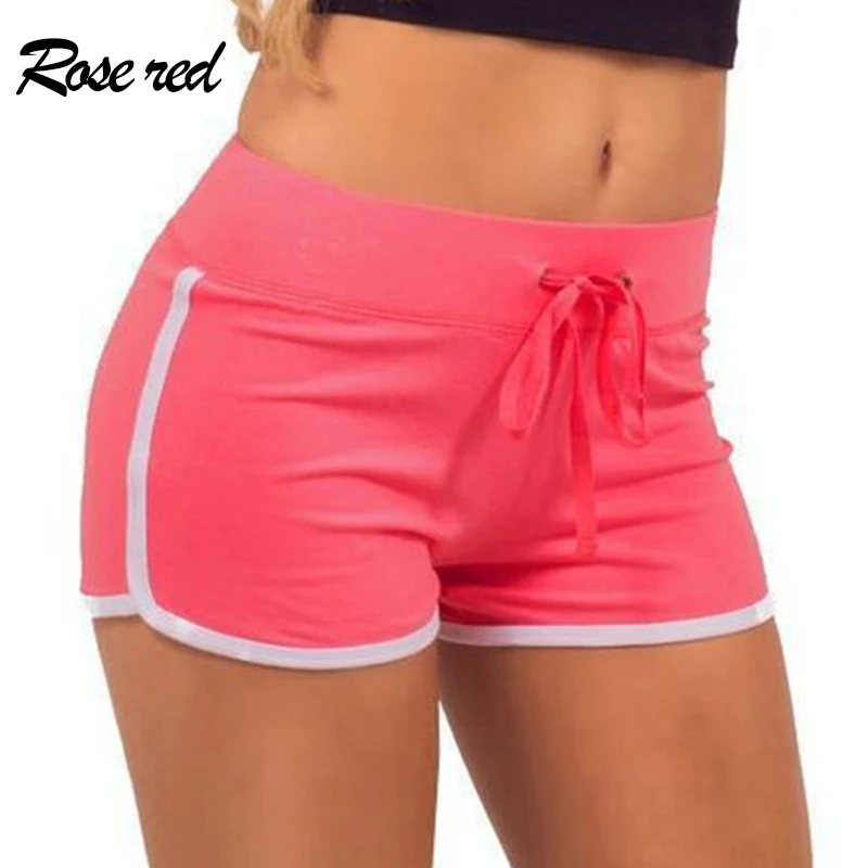 Feminino calças de yoga calças esportivas casuais sexy shorts de fitness moda drawstring running shorts estiramento esportes das mulheres roupas ginásio