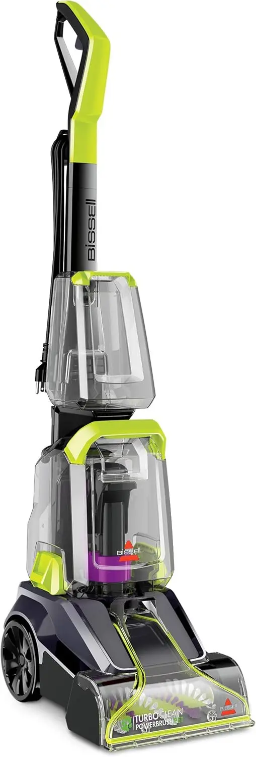 

Bissell TurboClean PowerBrush Pet Carpet Cleaner, 2987,Green/ Black large