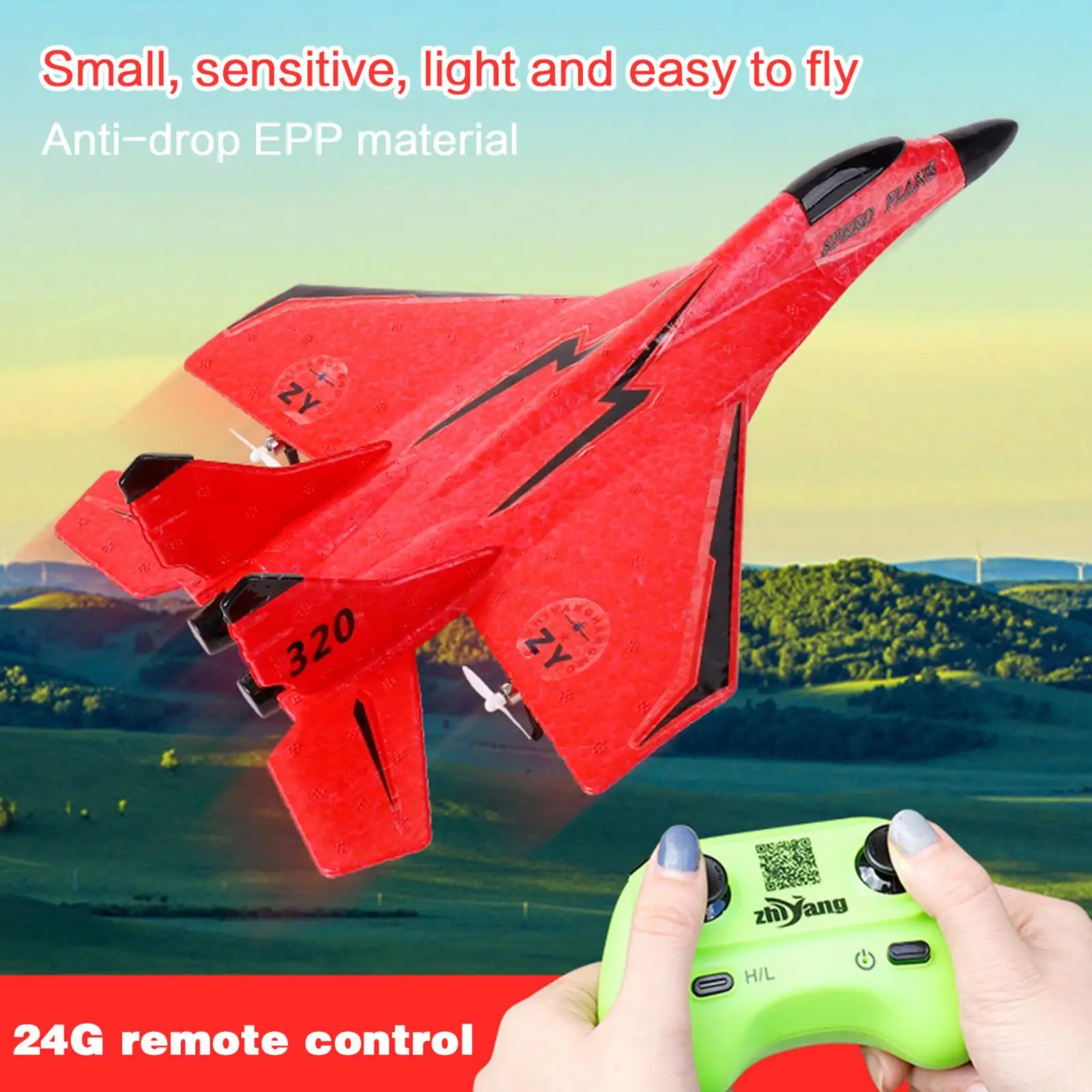 ZY-320 Remote Control Airplane RC Drone Plane Radio Control Aircraft Flying Model Plane Toy RC Toys For Kids