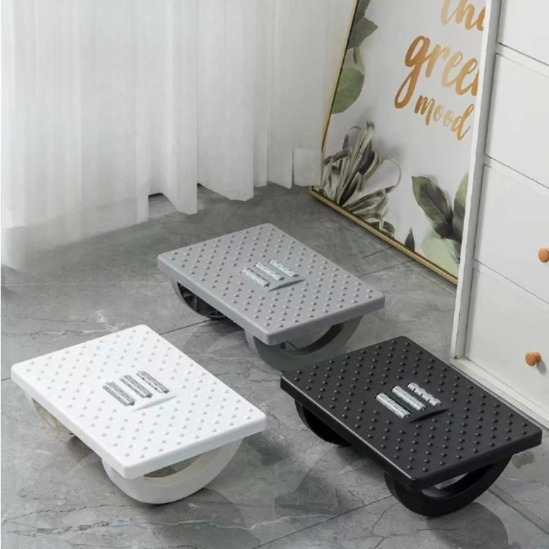 Rolling Massage Foot Rest Stool Portable Under Desk Foot Pedal Anti-Slip Feet Support for Office Home