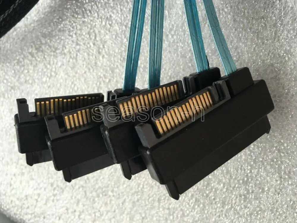 Standard Mini SAS Power Mini-SAS SFF-8087 auf 4x SFF-8482 mit 4x Kabel 1M