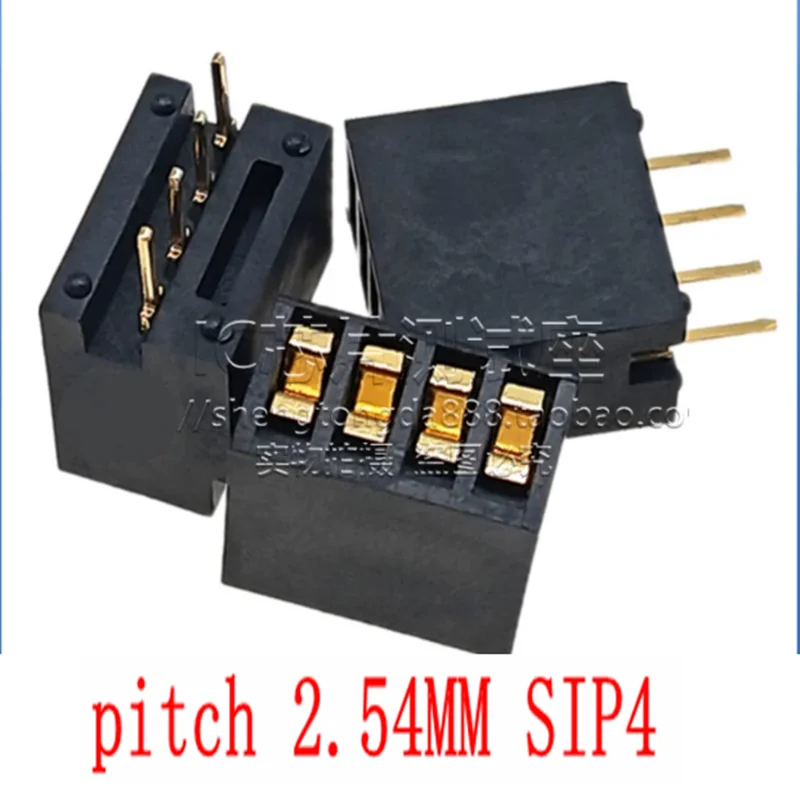 Single-row IC test sockets SIP2 SIP3 SIP4 SIP5 SIP8 SIP10 SIP20 SIP30 programming sockets with 2.54mm pitch SIP12 with 2.0mm