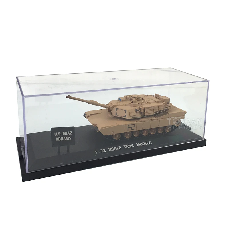 Mini juguete estático modelo 1/72 Heng Long, plástico, ABRAMS M1A2, tanque de batalla principal 3918 W/O, sistema RC, juguetes para niños, regalo