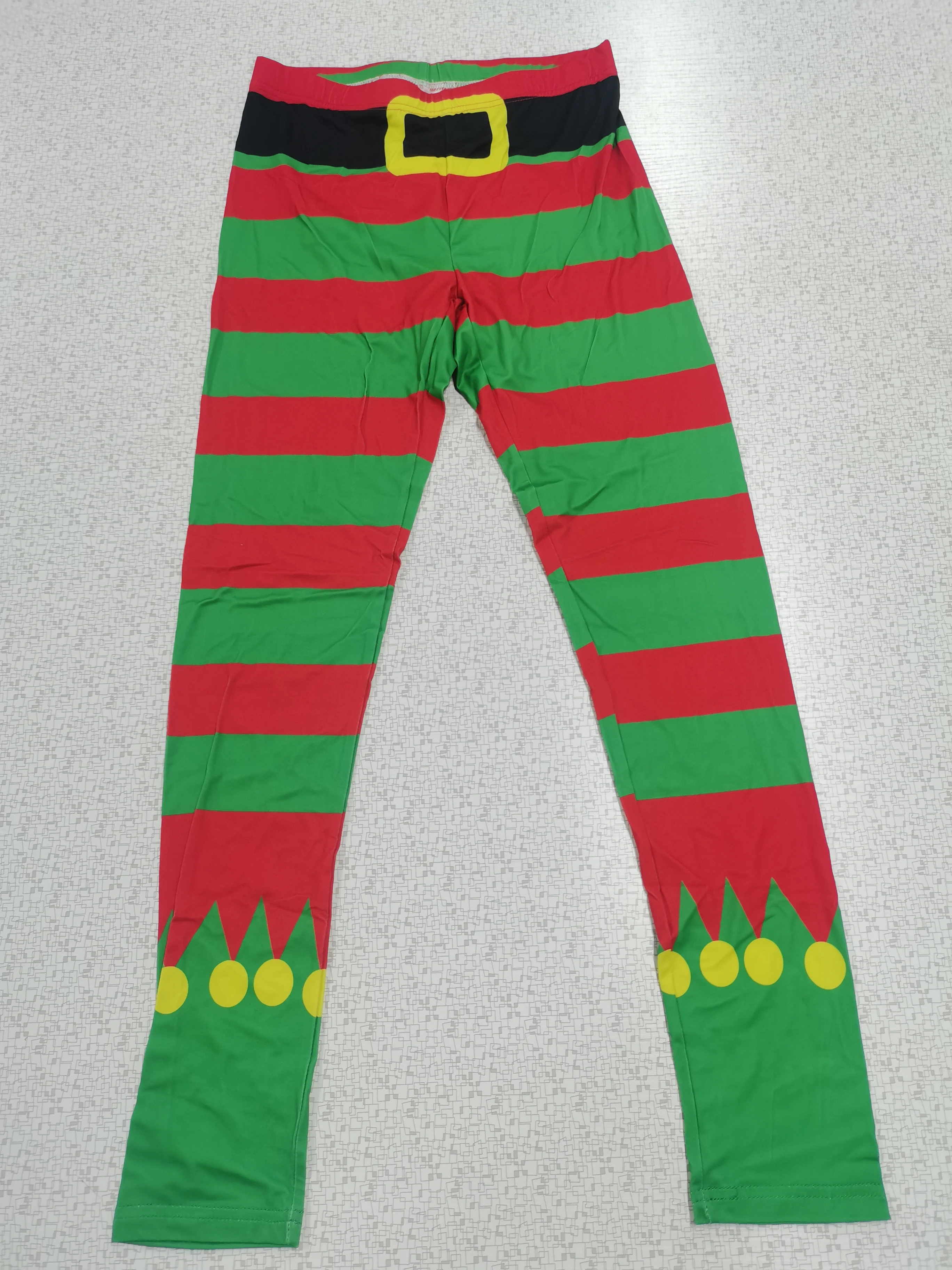 Christmas Girl Leggings Elf Cosplay Costume 3D Printing Women Yoga Leggings Xmas Pants Carnival Party Halloween Trousers