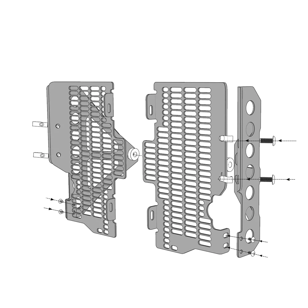 

Motorcycle Accessories Radiator Protection Guard Grille Cover FOR Honda CR250R CR125R CR 250R CR 125R CR250/150R 2005 2006 2007