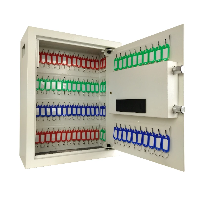 wall mounted 100 key holder deposit storage safe box with digital code