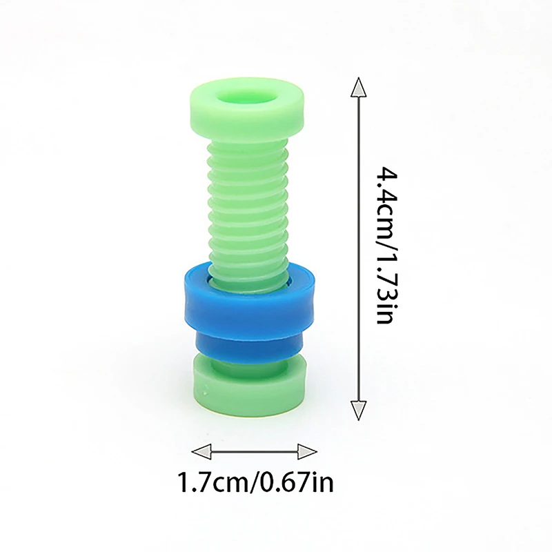 4 Sets Of Educational Screw Toys For Children Pressure-reducing Rotating Screw Children's Screw Toys Plastic Educational Toys