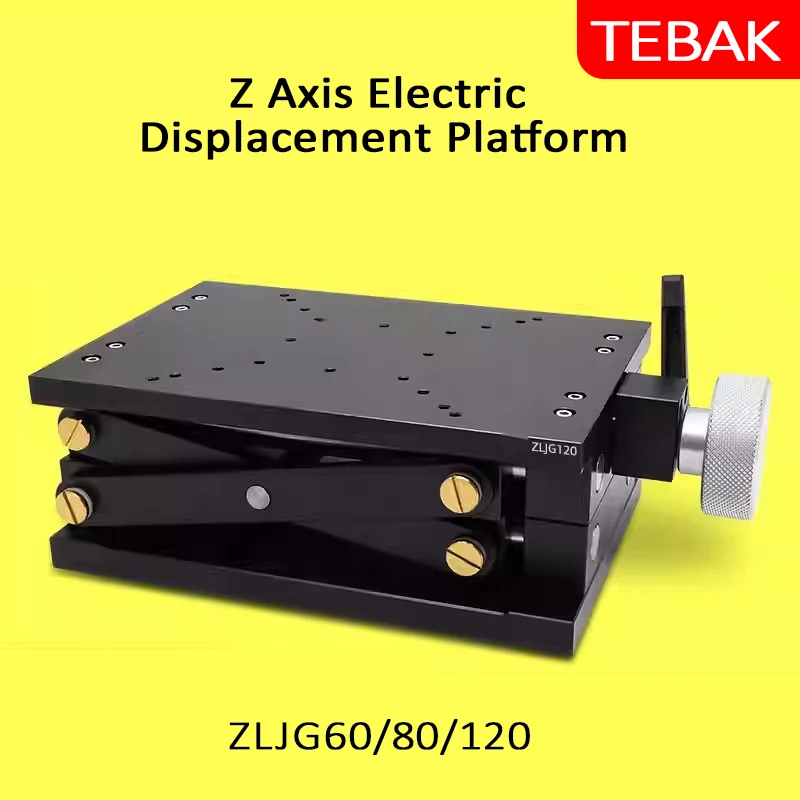 Z-axis scissor manual lifting platform, optical experiment elevation platform, precision fine adjustment displacement stage