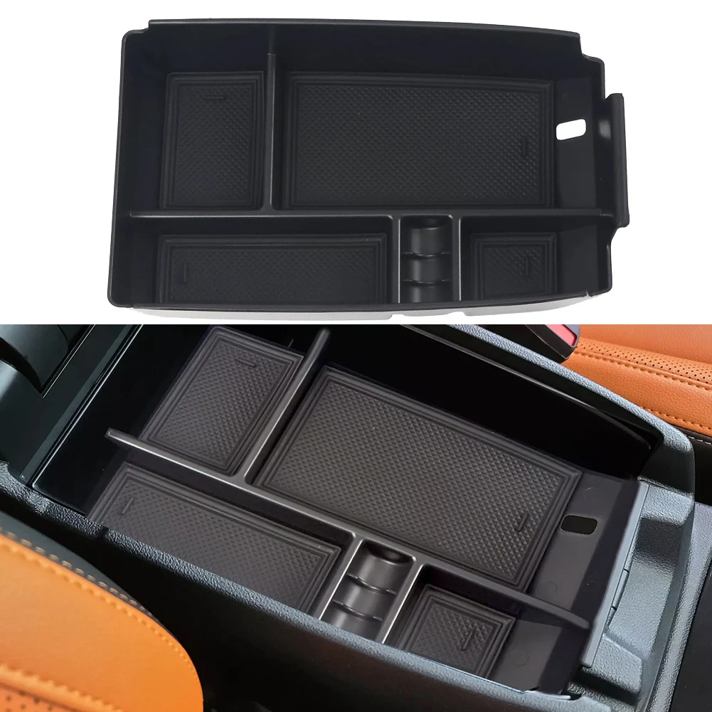 Enhanced Storage Box for Central Console Armrest Fits For Ford For Bronco Sport Model 2021 and Later Adds Extra Storage Space