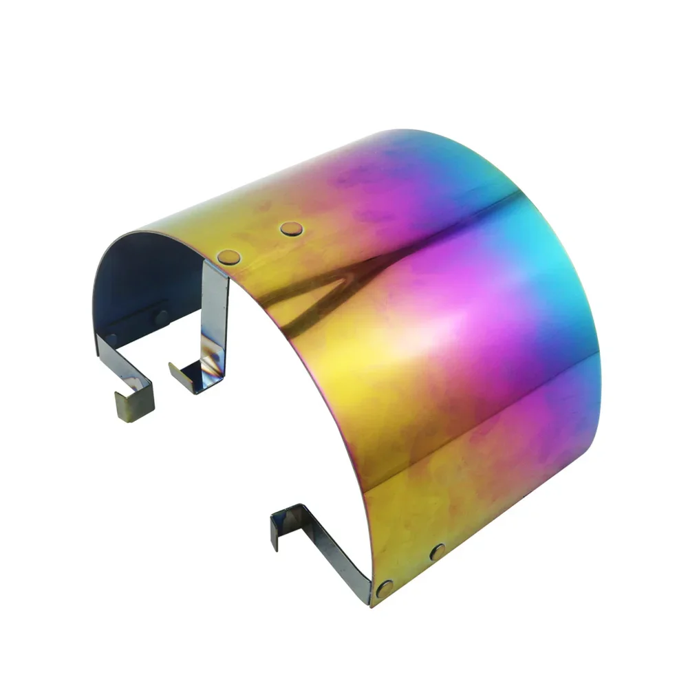 Car Cold Air Intake Cone Sport Filter Cover Stainless Steel Heat Shield Universal Auto Intake Heat Shield Dust Shield Accessorie
