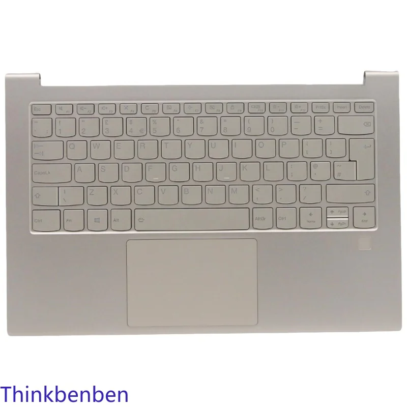 UK English Mica Keyboard Upper Case Palmrest Shell Cover For Lenovo Ideapad Yoga C940 14 14IIL 5CB0U44269