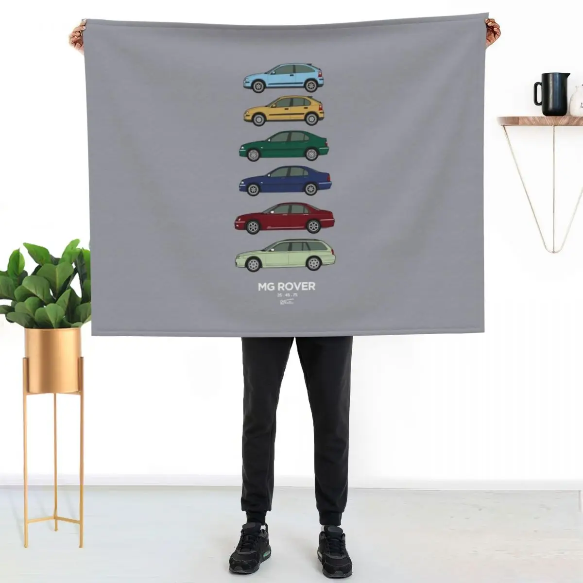Rover 2001 25, 45, 75 Classic Car Collection Throw Blanket Softest warm for winter Retros Loose Decorative Throw Blankets