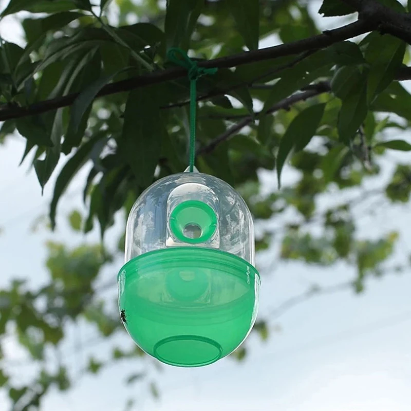 Reusable Outdoor Wasp Hanging Fly Trap Catcher Beekeeping Catcher Cage Equipment Tools Hornet Pest Control Dropship