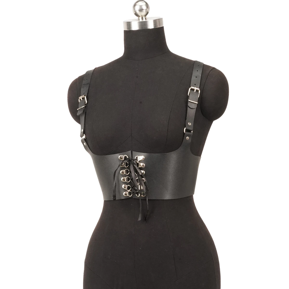 Women Fashion Belt Punk Waist-to-Shoulder Leather Body Harness  Suspenders for Women Decorative Belt Gothic Clothing Accessories