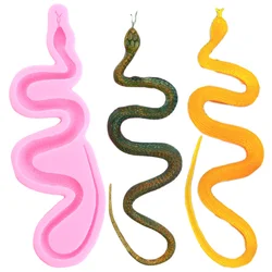 Snake Silicone Mold Fondant Cake Decorating Tools Cupcake Candy Resin Clay Chocolate Gumpaste Mould Kitchen Baking Accessories