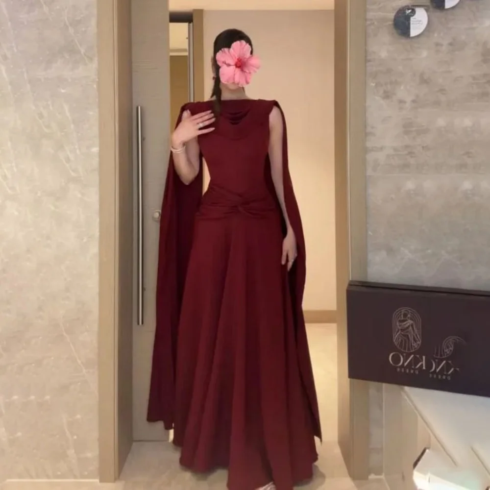 

Customized Exquisite Ruffles Evening Dress Charming Mermaid Prom Dress Elegant Sleeveless Party Gown فساتين سهرة فخمة 2025