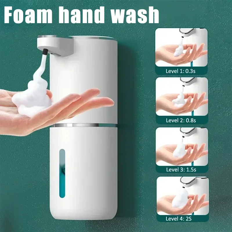 

Automatic sensor soap dispenser non-contact foam soap USB charging desktop wall-mounted dual-purpose mobile phone washer