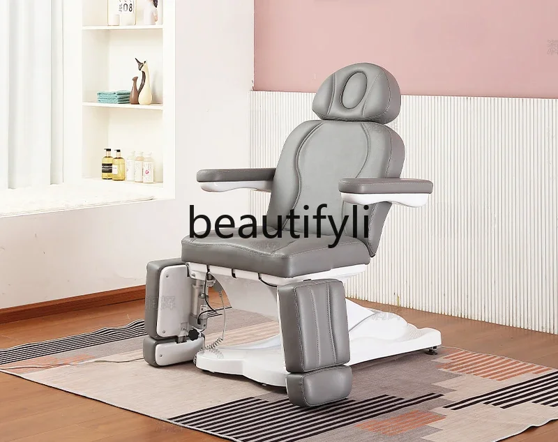 

Professional pedicure chair foot soaking foot therapy electric lifting beauty bed micro-injection nail art tattoo bed