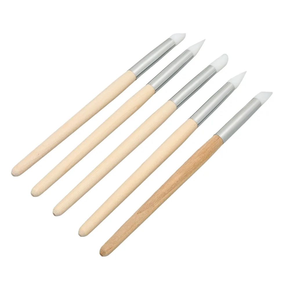 Multi Functional Silicone Material Watch Dial Cleaning Tool Rubber Tip Watch Repair Tool Scratch Brush Pen Set Watch Repairers