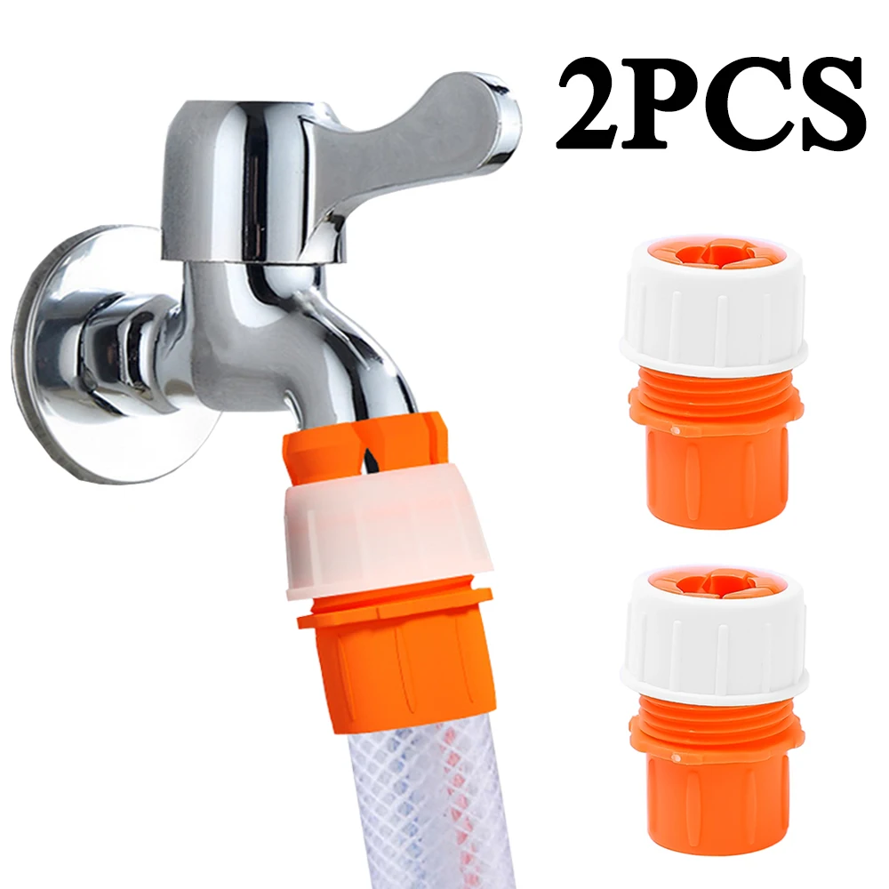 2PCS Universal Faucet Interface Kitchen Adapters Brass Faucet Tap Connector Hose Adaptor Pipe Joiner Fitting Watering Tools