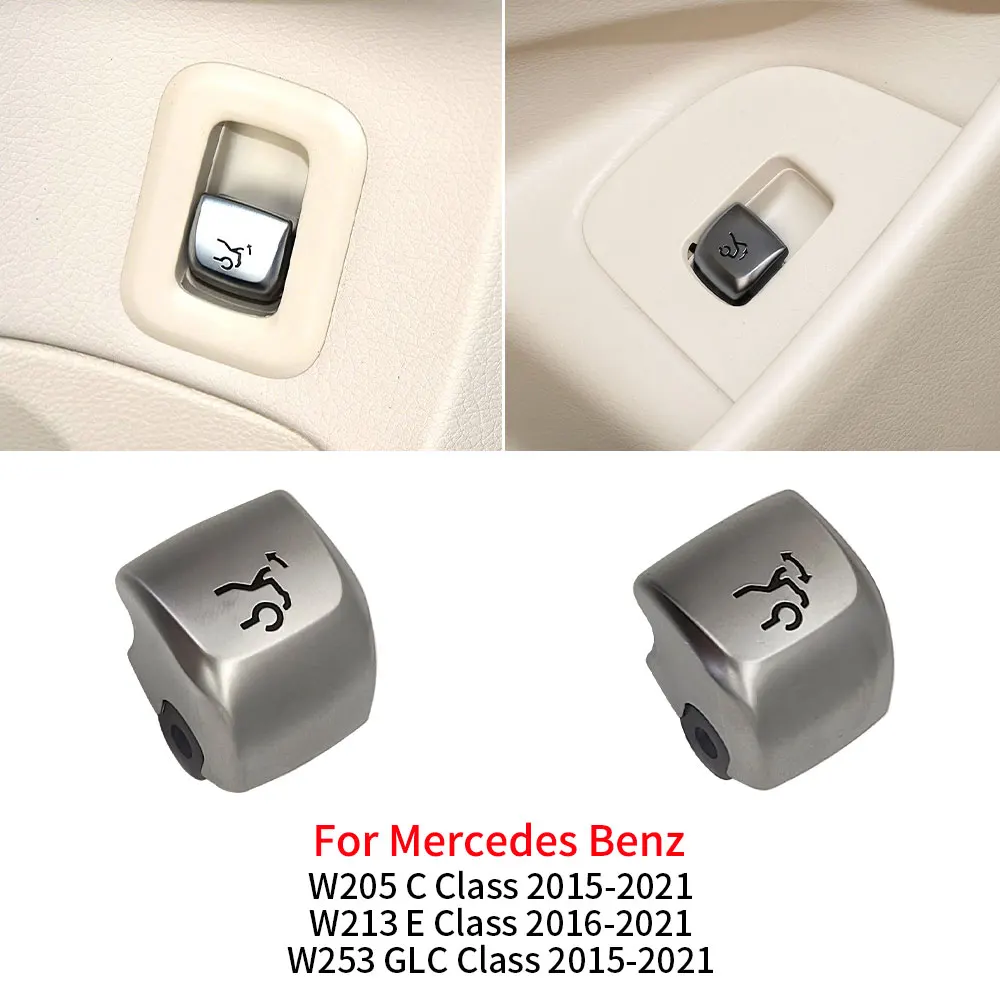 

Car Trunk Unlock Release Button Cover Accessory For Mercedes Benz C E S GLC Class W205 W253 W213 W222 C180 E200 GLC260 S300 S350
