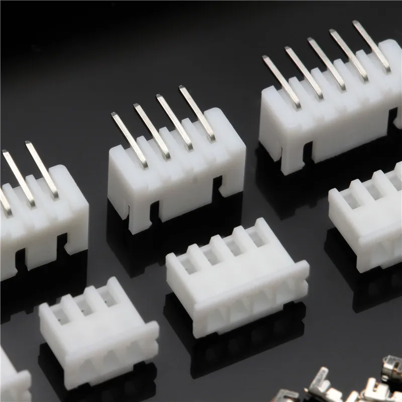 150PCS JST-XH 2.54mm 2/3/4/5Pin Wire Female Housing Connectors Set Bare Terminals Assortment Kit Using For Electronic Appliances