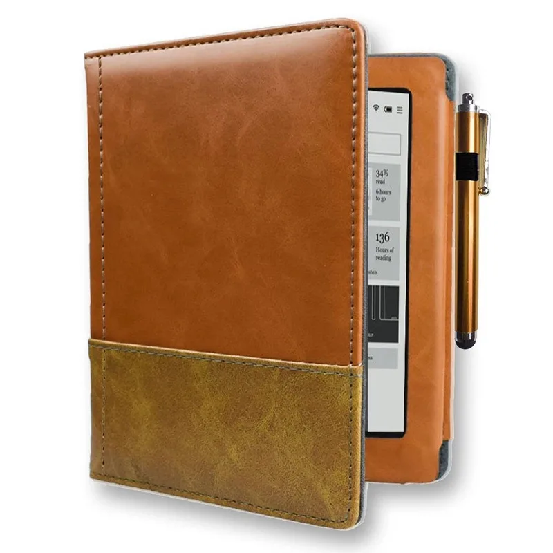 

Suitable for Kobo Aura 6 (N514) Kobo e-book leather cover flip cover protective case