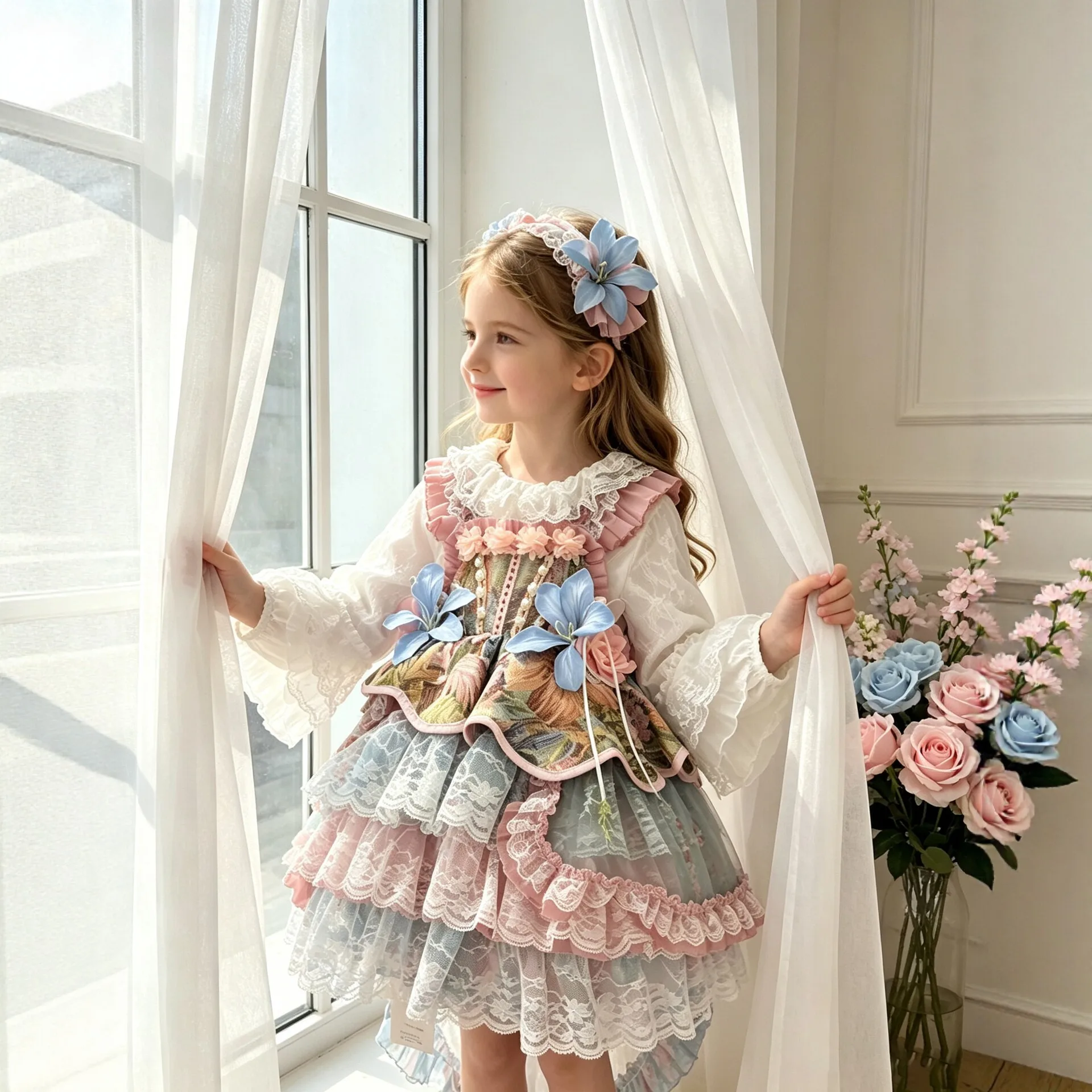 girls-lolita-princess-dress-new-birthday-banquet-flower-girl-trouser-cute-baby-dress