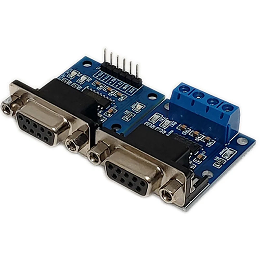 2pcs TTL to RS232 module RS232 to TTL Male/Female DB9 Serial port module terminal level to TTL