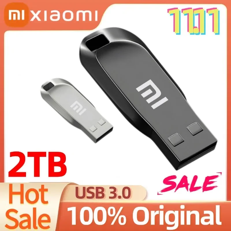 Xiaomi 2Tb Usb Flash Drives High Speed Metal Pendrive 1Tb 512Gb 256Gb Memoria Portable Usb Pen Drive For PC Laptop Computer Disk