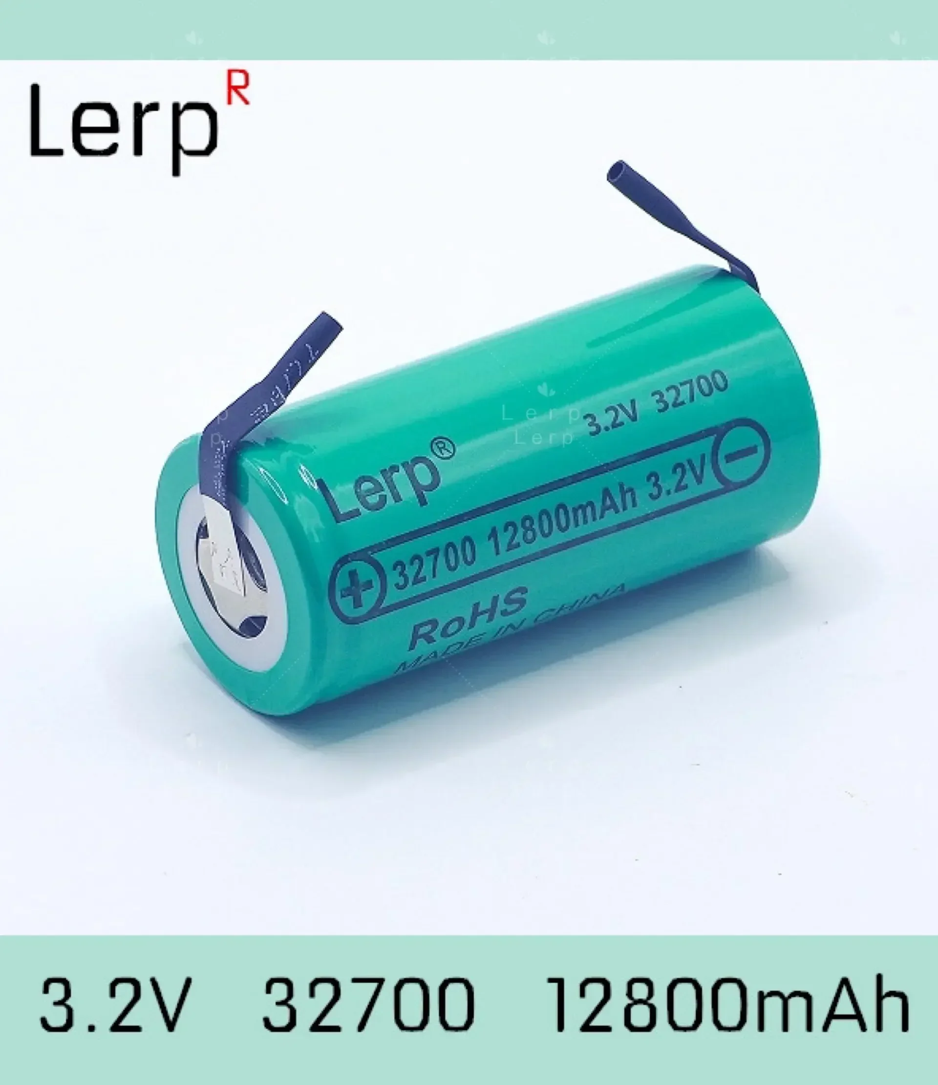 100% original lithium battery 3.2V 32700 12800mAh O4 battery 35A continuous discharge maximum 55A high-power battery+DIY nickel