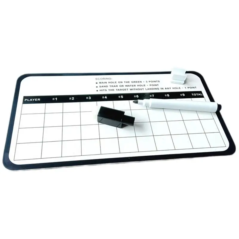 Dry Erase Score Card Reusable Data Record Board Whiteboard Dry Erase Score Card Reusable Data Record Board Erasable Golf