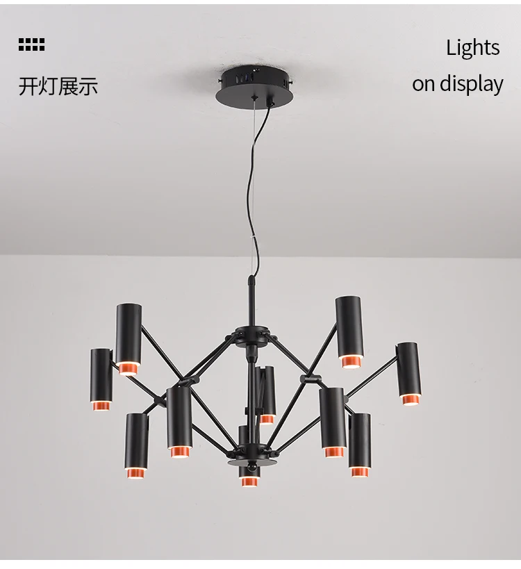 Simple Living Room Chandelier Ceiling