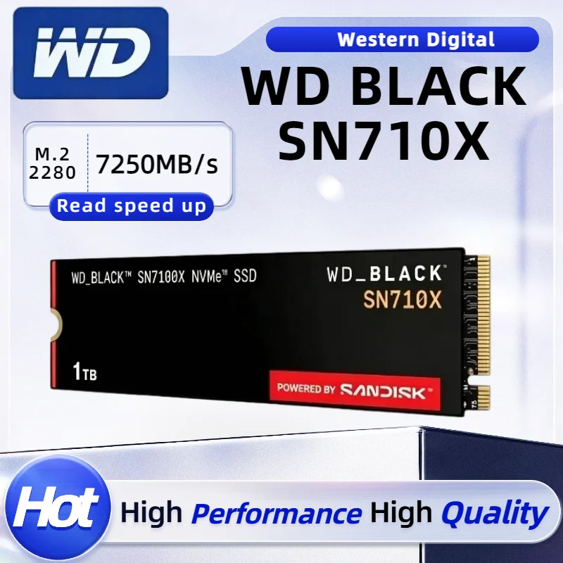 Pc Gaming Ps5 - WD BLACK SN7100X 1TB/2TB/4TB NVMe SSD,