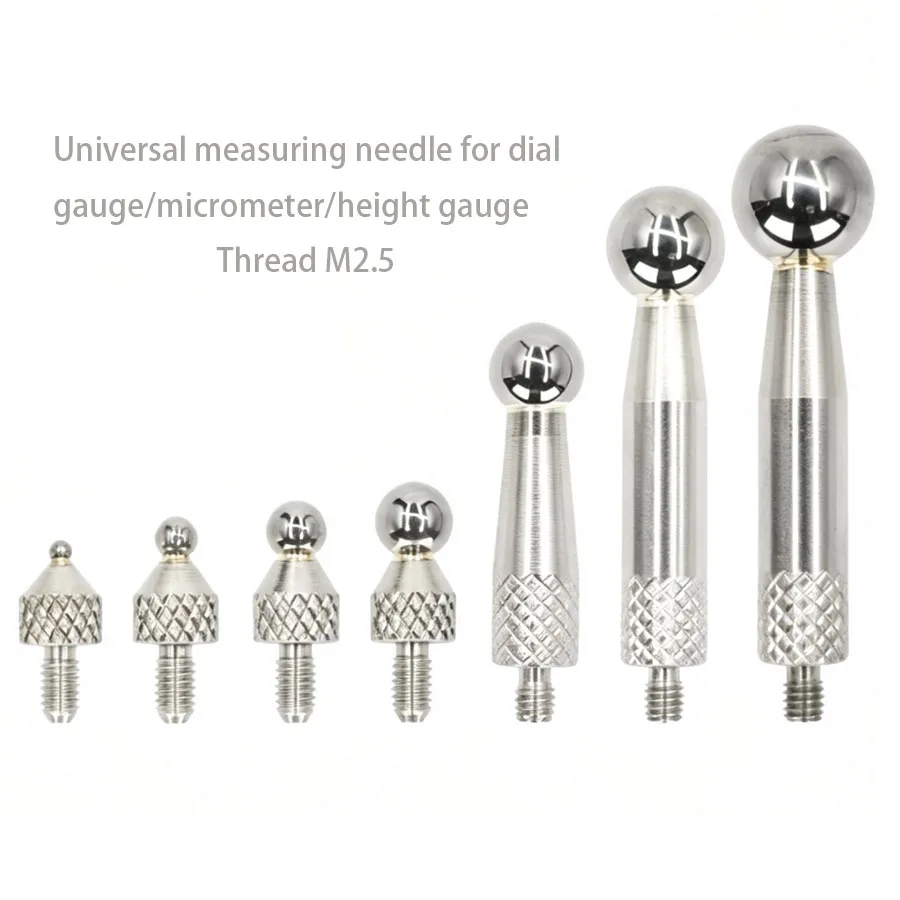 Gear module measuring head runout tester M2.5 universal dial gauge needle micrometer head measuring head