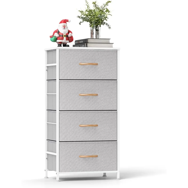 

Dresser for Bedroom with 4 Drawers, Closet Storage Drawer Organizer, Small Dressers & Chests of Drawers, Fabric Dresser