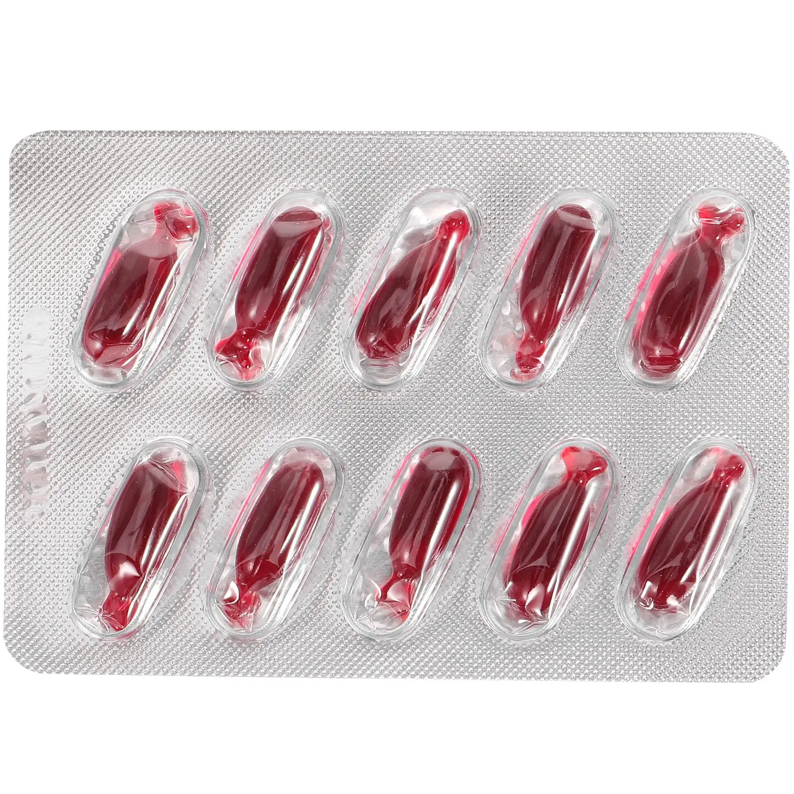 10Pcs Fake Blood Washable For Fake Blood Fake Capsule Makeup Toys Halloween Edible Clothing Stage Mouth Face Fake Liquidation