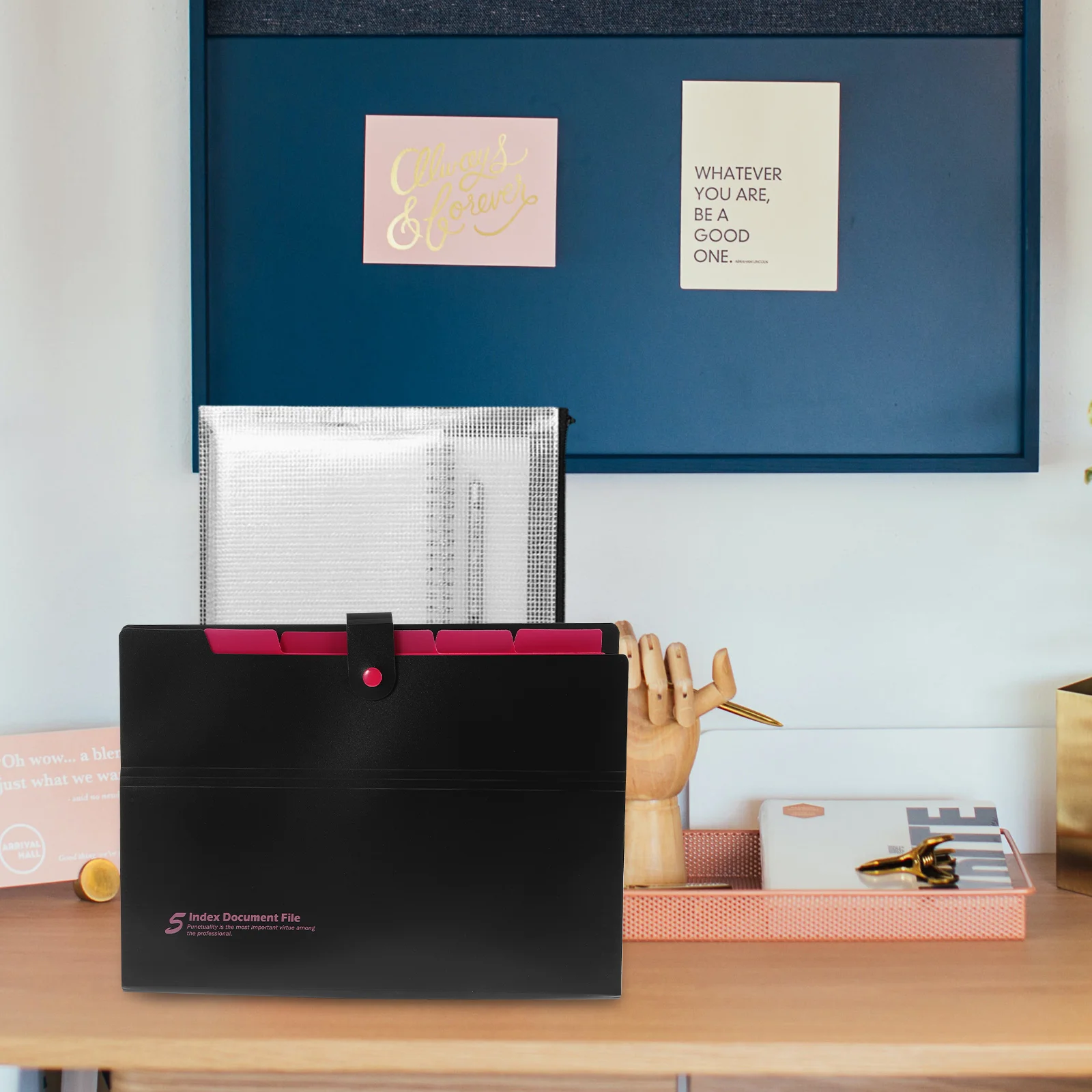 Multi-layered Organ Folder Paper Organizer Legal Size Folders for Documents Storage File Bag