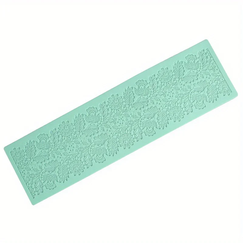 Cake Decoration Cake Lace For Wedding Cake Topper Lace Mat Lace Silicone Mould Mould Sugar lace Fondant Mould Mould 38.5*10.8CM