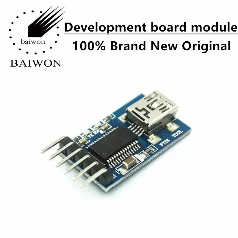 USB to TTL support 3.3V 5V dual power FT232RL FTDI MWC debugger