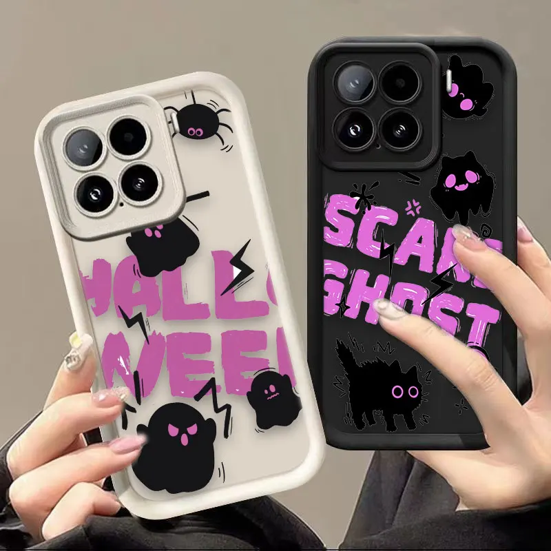 

Halloween Ghost Witch Cover Phone Case For Redmi NOTE 15 13 14 8 9 9S 10 10S 11 11S 11T 12 12S PRO PLUS Silicone Case DIY Shell