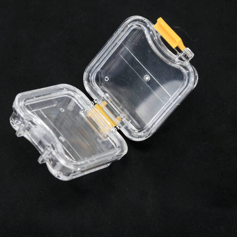 50Pcs Dental Box with Film Dental Box Small Crown Box Plastic False Teeth Box Flexible Film Dentist Portable Plastic Box