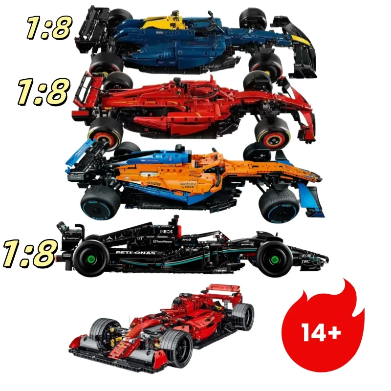 

New Technical Car collection model car set MOC mechanical racing building block toy adult gift