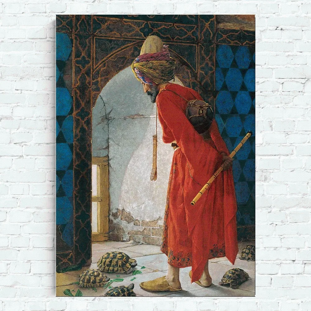 Pittura artistica Osman Hamdi Bey Poster Home Office parete camera da letto soggiorno cucina decorazione pittura