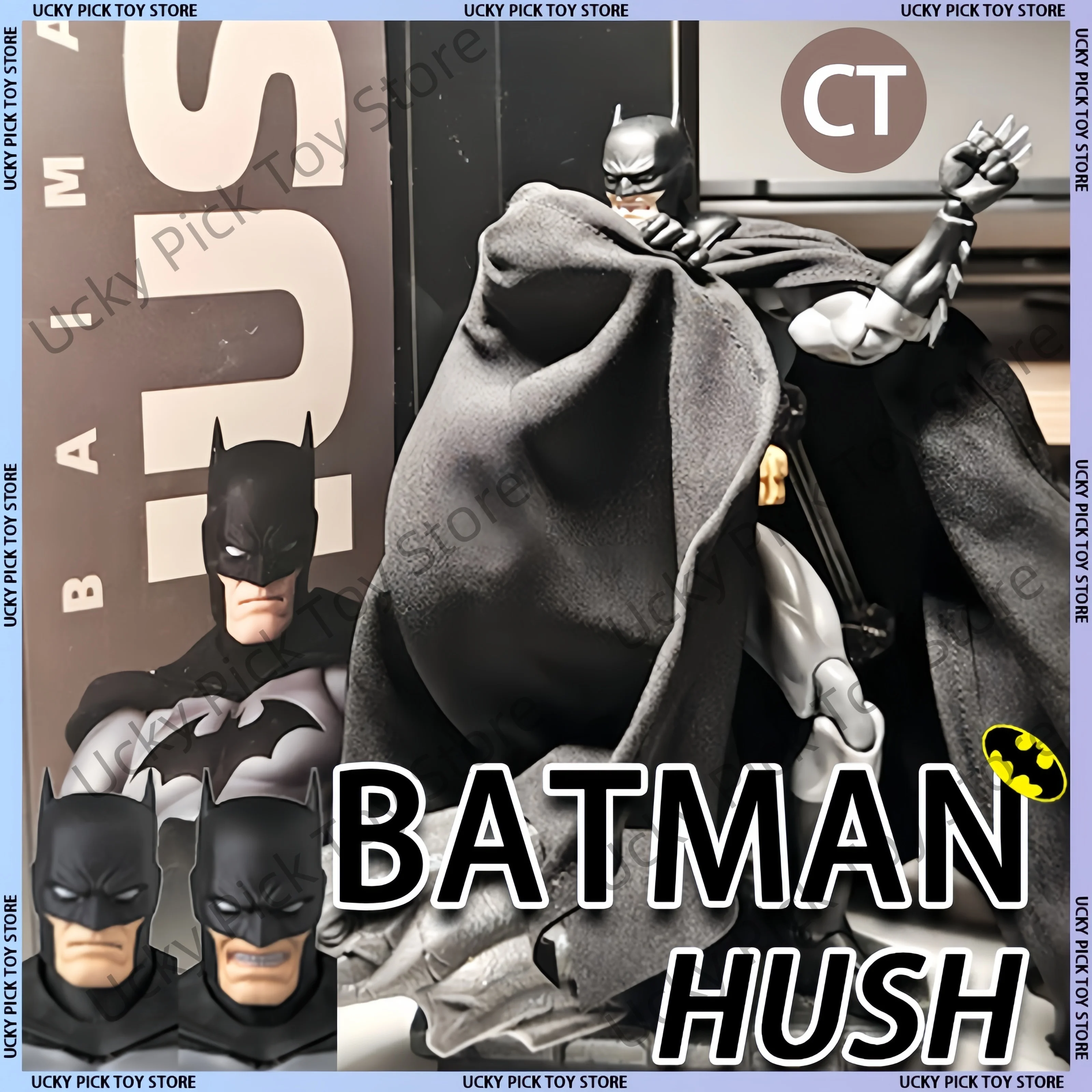 

New Ct Toys Batman Figure Batman Hush Mafex 126 Action Figure Dc Justice League Figurine The Dark Knight Collection Kid Toy