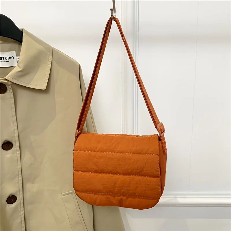 

Summer Versatile Fashion Shoulder Bag, Retro Style, Daily Commuter Purse, Trendy Texture Small Handbag